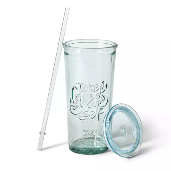 Tabitha Dining Nwt 69oz Recycled Glass Tumbler Tabitha Brown For